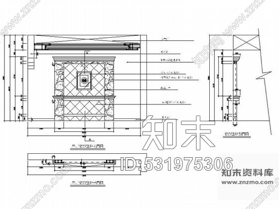 施工图原创欧式风格四层别墅施工图含效果图cad施工图下载【ID:531975306】