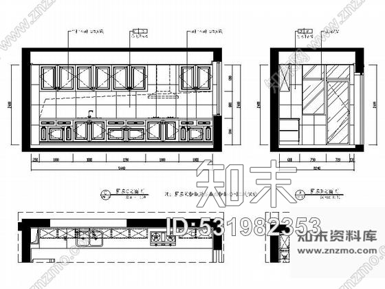 施工图西安北城首席豪宅简欧四居室样板间装修施工图含效果cad施工图下载【ID:531982353】