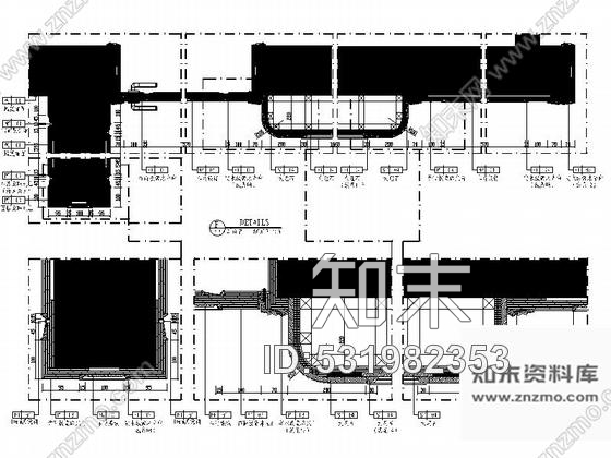 施工图西安北城首席豪宅简欧四居室样板间装修施工图含效果cad施工图下载【ID:531982353】