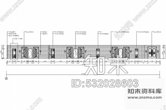 施工图湖北旅游风景名城酒店自助餐厅装修图cad施工图下载【ID:532028603】