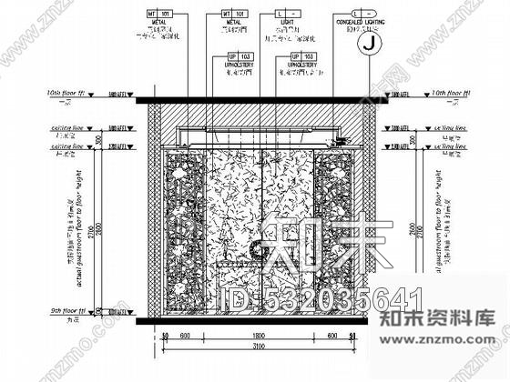 施工图江苏时尚商务酒店室内装修CAD施工图含效果cad施工图下载【ID:532035641】