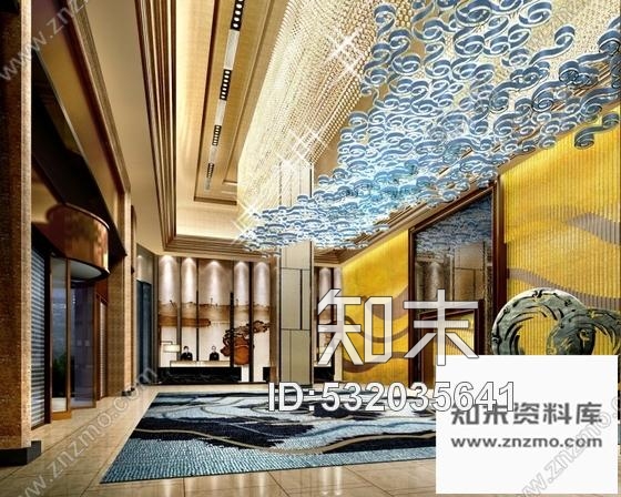 施工图江苏时尚商务酒店室内装修CAD施工图含效果cad施工图下载【ID:532035641】