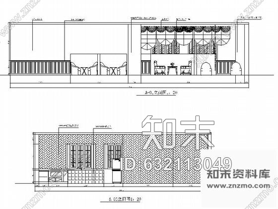 施工图某餐饮娱乐会所室内装饰设计图cad施工图下载【ID:632113049】