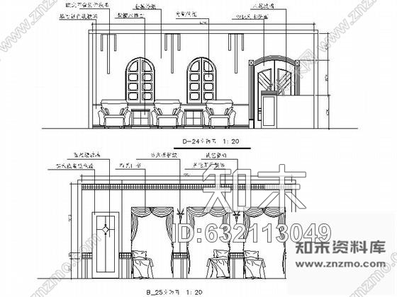 施工图某餐饮娱乐会所室内装饰设计图cad施工图下载【ID:632113049】