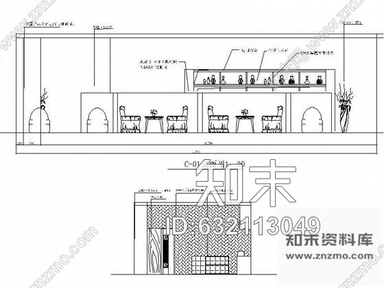 施工图某餐饮娱乐会所室内装饰设计图cad施工图下载【ID:632113049】