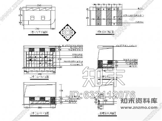 施工图浙江某浴场会馆室内装修图cad施工图下载【ID:632112076】
