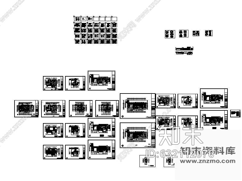 施工图浙江某浴场会馆室内装修图cad施工图下载【ID:632112076】