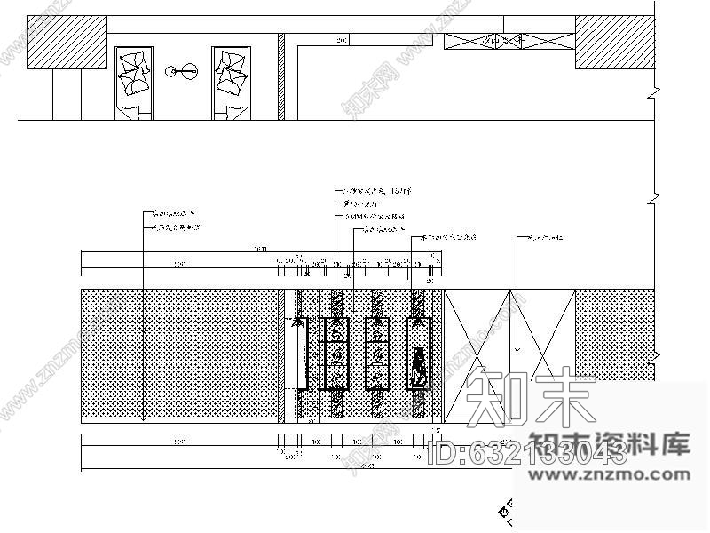 施工图现代女子美容美体院装修图cad施工图下载【ID:632133043】