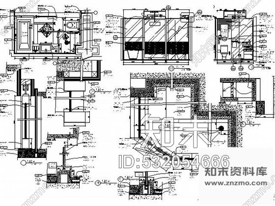 施工图成都高档商务酒店标准客房T2施工图cad施工图下载【ID:532054666】