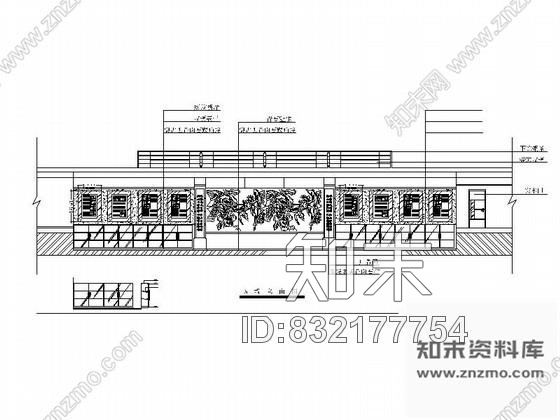 报告厅装修立面cad施工图下载【ID:832177754】