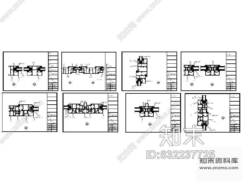 图块/节点科研中心楼外窗工程投标设计图cad施工图下载【ID:832237725】