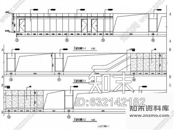 施工图上海现代轨道交通线路工程室内站台装修施工图cad施工图下载【ID:632142182】