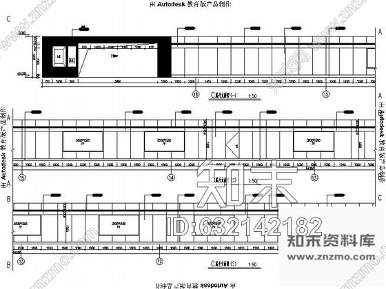 施工图上海现代轨道交通线路工程室内站台装修施工图cad施工图下载【ID:632142182】