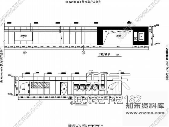 施工图上海现代轨道交通线路工程室内站台装修施工图cad施工图下载【ID:632142182】