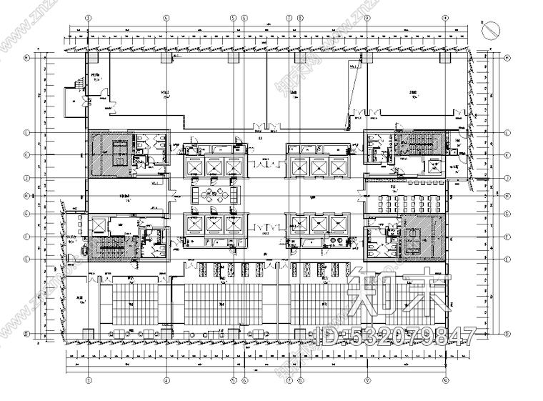 广东南山开发集团大厦办公空间设计施工图附效果图+软装cad施工图下载【ID:532079847】