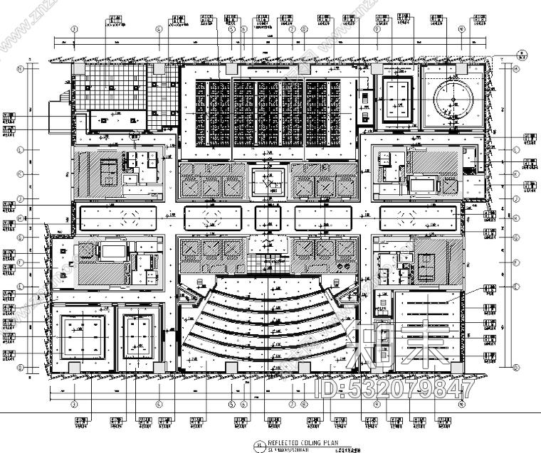 广东南山开发集团大厦办公空间设计施工图附效果图+软装cad施工图下载【ID:532079847】