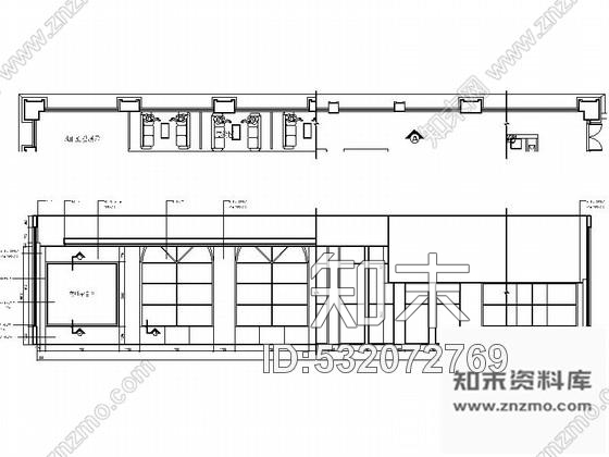 施工图成都现代高档社区售楼部装修图cad施工图下载【ID:532072769】