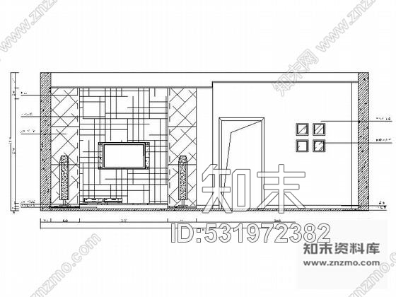 施工图原创现代简约时尚4层别墅室内设计CAD施工图cad施工图下载【ID:531972382】