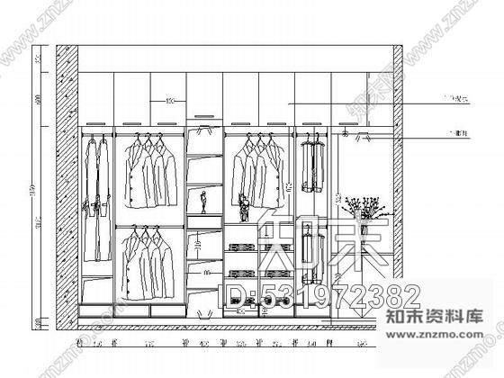 施工图原创现代简约时尚4层别墅室内设计CAD施工图cad施工图下载【ID:531972382】