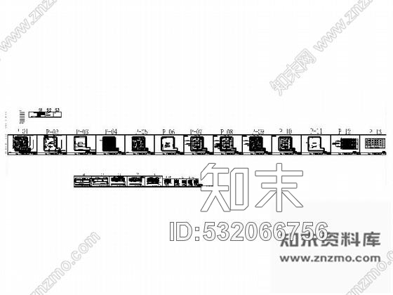 施工图广东现代高档沙发专卖店室内装修施工图cad施工图下载【ID:532066756】