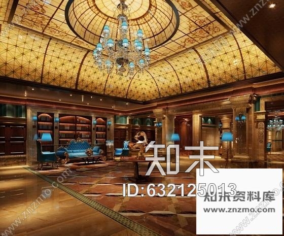 施工图无锡奢华宫殿夜总会室内装修图含效果cad施工图下载【ID:632125013】