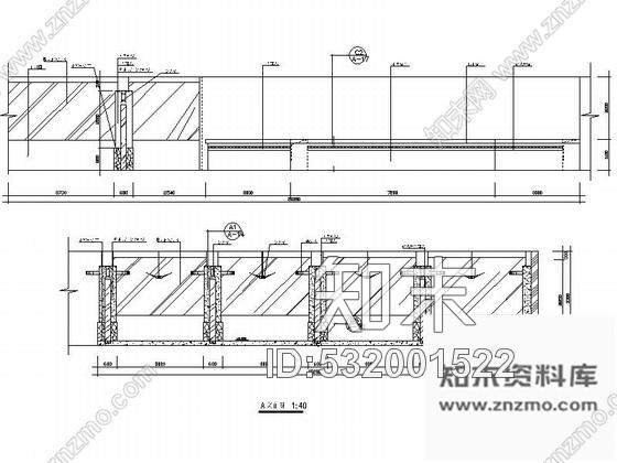 施工图五套优雅豪华西餐厅室内装修图施工图下载【ID:532001522】