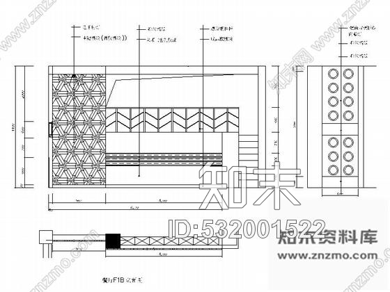 施工图五套优雅豪华西餐厅室内装修图施工图下载【ID:532001522】