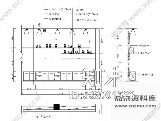 施工图五套优雅豪华西餐厅室内装修图施工图下载【ID:532001522】