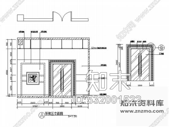 施工图五套优雅豪华西餐厅室内装修图施工图下载【ID:532001522】