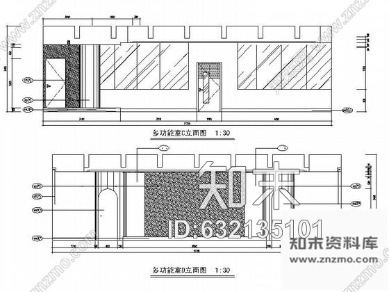 施工图江苏市级风格独特新颖的幼儿园室内施工图cad施工图下载【ID:632135101】