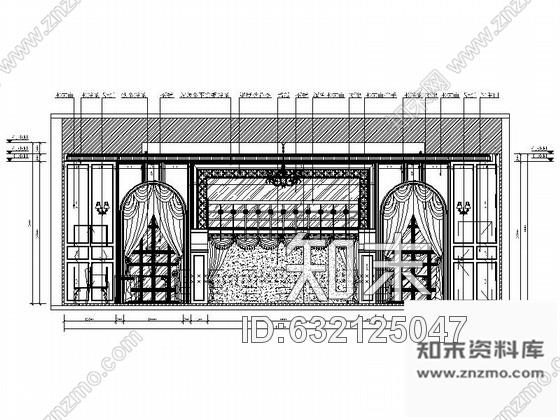 施工图北京欧式量贩式KTV包间装修图cad施工图下载【ID:632125047】