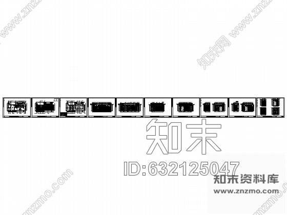 施工图北京欧式量贩式KTV包间装修图cad施工图下载【ID:632125047】