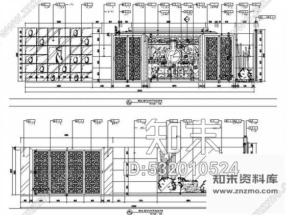 施工图扬州某酒店零点餐厅室内装修图cad施工图下载【ID:532010524】