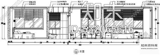 施工图某宾馆套房装修图cad施工图下载【ID:532065616】