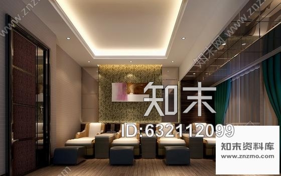 施工图原创精品地级市体育馆高档休闲洗浴中心CAD装修施工图含效果cad施工图下载【ID:632112099】