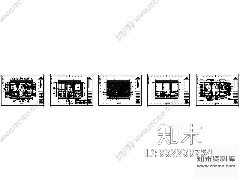 图块/节点酒店豪华套房套平面图cad施工图下载【ID:832238754】