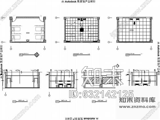 施工图湖南高新区五层现代卫生院室内设计装修施工图cad施工图下载【ID:632142125】