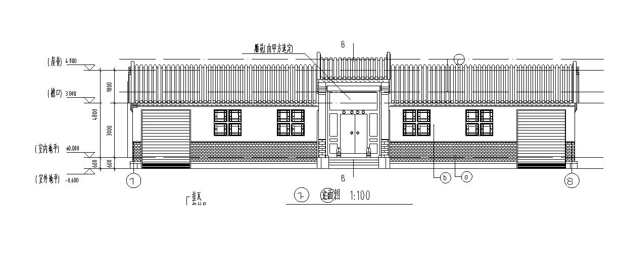 [宁夏]多层中式风格四合院及商业建筑施工图(全专业图.