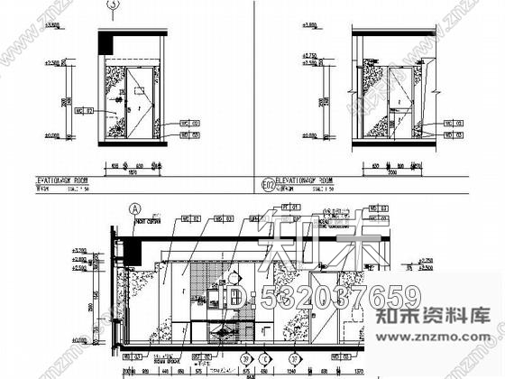 施工图河北某五星级豪华酒店驻店经理室内装修施工图cad施工图下载【ID:532037659】