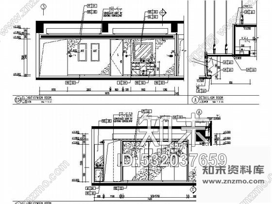 施工图河北某五星级豪华酒店驻店经理室内装修施工图cad施工图下载【ID:532037659】