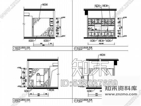 施工图河北某五星级豪华酒店驻店经理室内装修施工图cad施工图下载【ID:532037659】