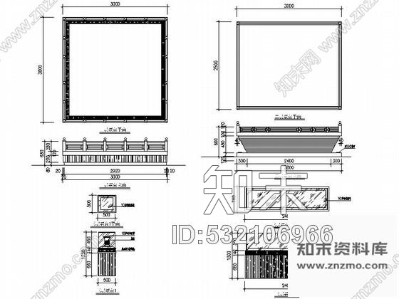 施工图安徽某诗人纪念馆陈列布展室内装修图cad施工图下载【ID:532106966】