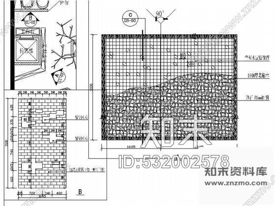 施工图天津知名设计公司餐饮空间设计施工图(含效果图)cad施工图下载【ID:532002578】