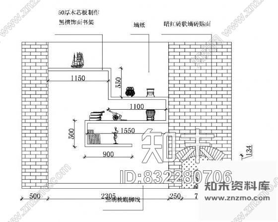 图块/节点电视背景墙设计cad施工图下载【ID:832280706】