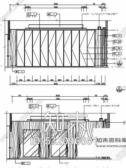 施工图五星酒店会议室施工图cad施工图下载【ID:532096801】