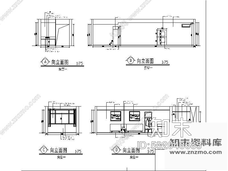 施工图苏州某快捷酒店室内装修设计cad施工图下载【ID:532048683】