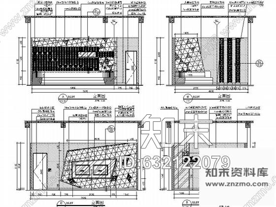 施工图河南超豪华KTV装饰工程施工图含效果)cad施工图下载【ID:632122079】