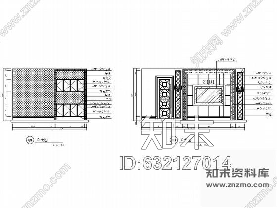 施工图某欧式娱乐会所包房17装修图cad施工图下载【ID:632127014】