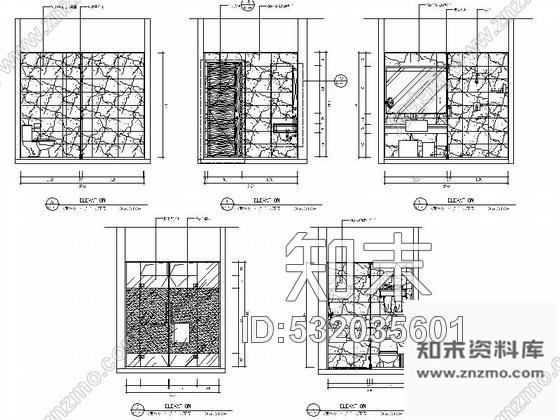 施工图福建某检察院招待楼三层客房室内设计施工图含效果施工图下载【ID:532035601】