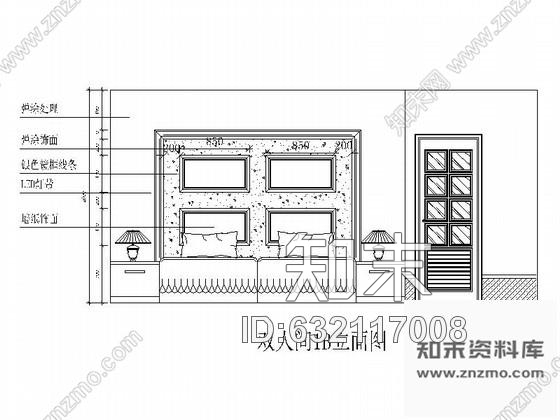 施工图成都某洗浴中心双人间装修图cad施工图下载【ID:632117008】